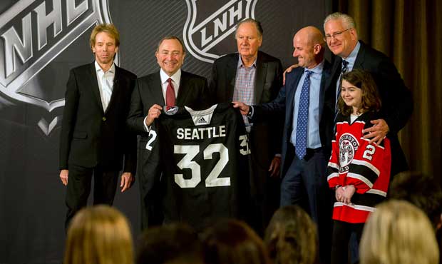 NHL Commissioner Gary Bettman formally announced an expansion team for Seattle Tuesday. (AP)...