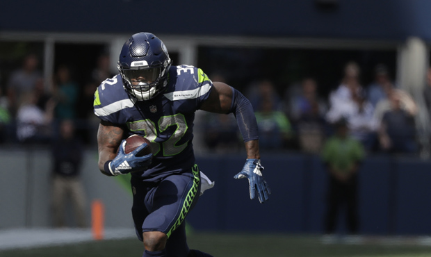 RB Chris Carson should figure in heavily in the Seahawks' game plan Sunday vs. Kansas City. (AP)...
