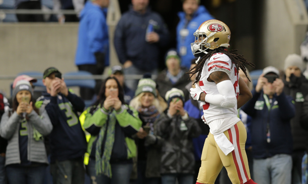 Richard Sherman's 49ers will meet the Seahawks one more time on Sunday. (AP)...
