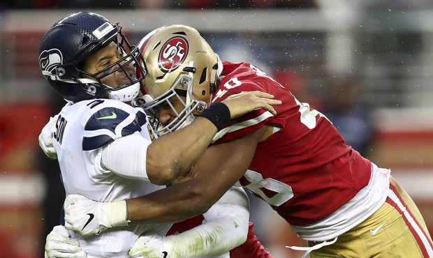Russell Wilson and the Seahawks will try again next week to clinch a playoff berth. (AP)...