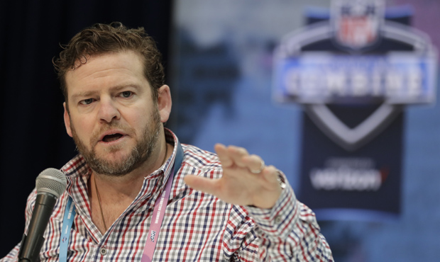Seahawks GM John Schneider spoke to reporters at the NFL combine Wednesday. (AP)...