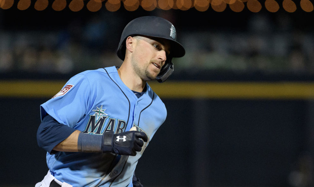 Former UW standout Braden Bishop leapfrogged Triple-A to open 2019 with the Mariners. (Getty)...