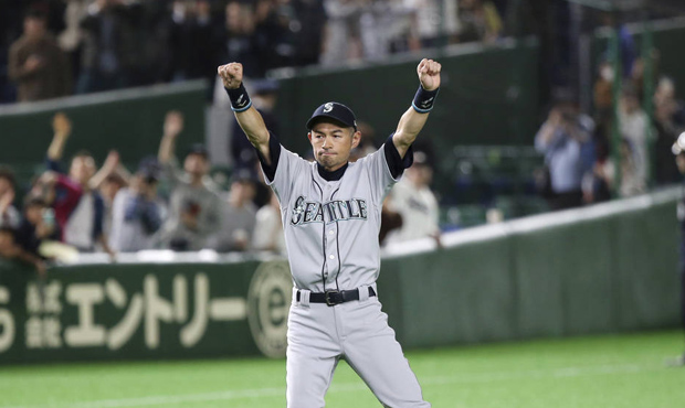 Mariners stars arrive to celebrate Ichiro's Hall of Fame weekend