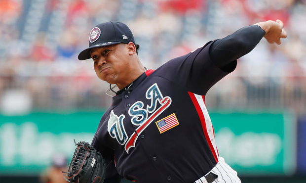 Mariners LHP Justus Sheffield made his MLB debut in 2018 but will start 2019 in Triple-A. (Getty)...