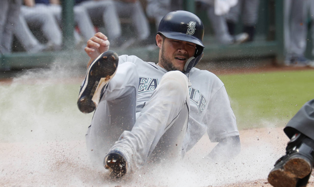 Kristopher Negrón appeared in 18 games with the Mariners last season. (AP)...