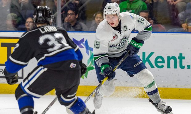 Noah Philp scored twice for Seattle as the Thunderbirds edged Victoria 2-1. (Brian Liesse/T-Birds)...