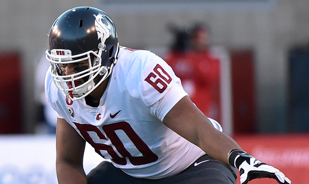 WSU's Andre Dillard, a Woodinville native, is the first player from Washington off the board. (Gett...