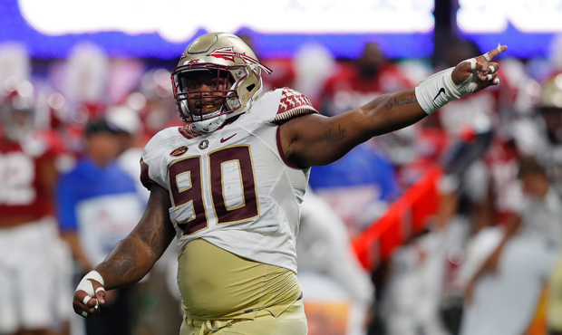 New Seahawks DT Demarcus Christmas was third-team All-ACC for Florida State in 2018. (Getty)...