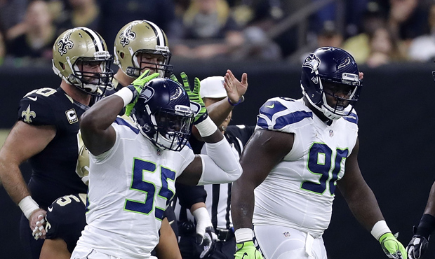 Jarran Reed doesn't have much help on the Seahawks' D-line with Frank Clark's trade. (Getty)...