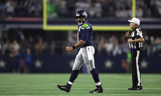 Russell Wilson has one year left on his current contract with the Seahawks. (Getty)...