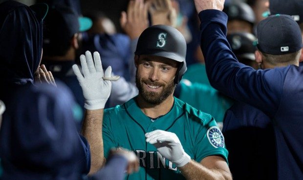 Mac Williamson debuted with the Mariners Wednesday night with a pinch-hit homer. (Getty)...