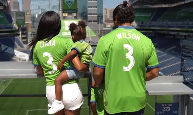 Russell Wilson, Ciara, Sounders FC...