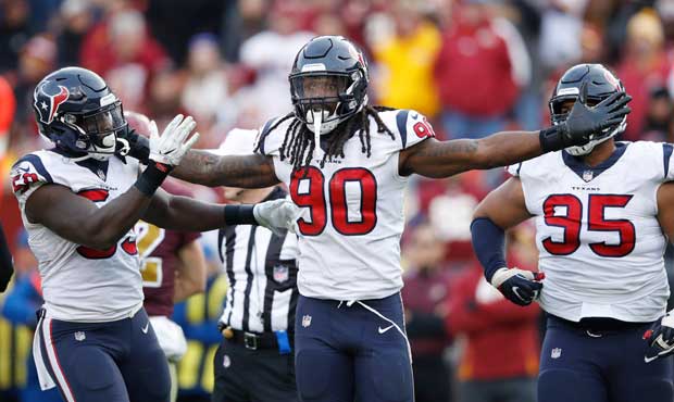 The Seahawks are reportedly a potential trade destination for pass rusher Jadeveon Clowney. (Getty)...