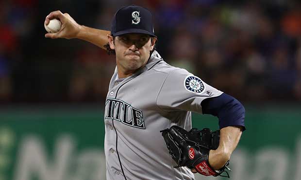 RHP Cory Gearrin originally signed with the Mariners in Jan. 2019. (Getty)...