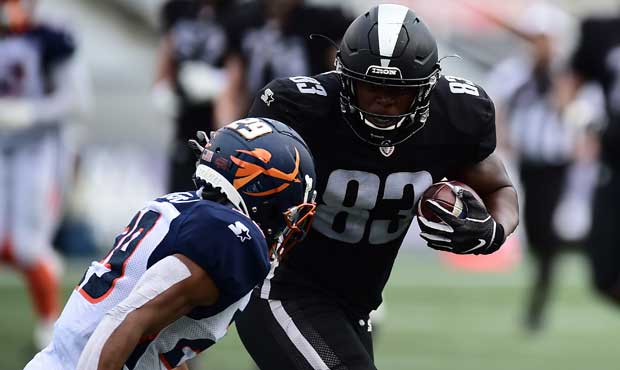 TE Wes Saxton was last with the AAF's Birmingham Iron. (Getty)...