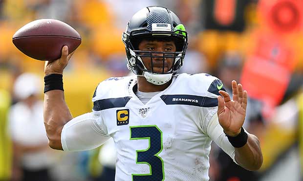 Seahawks QB Russell Wilson completed nearly 83 percent of his pass attempts Sunday. (Getty)...