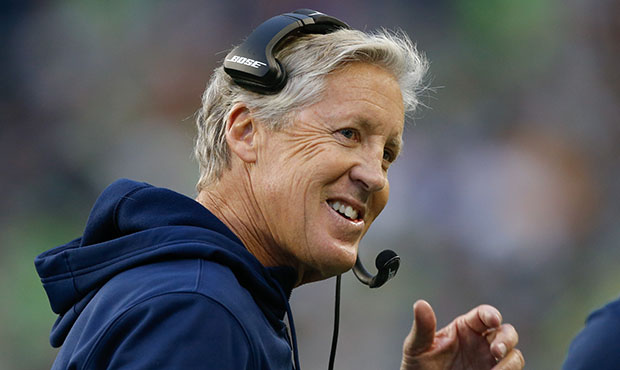 Seahawks coach Pete Carroll....