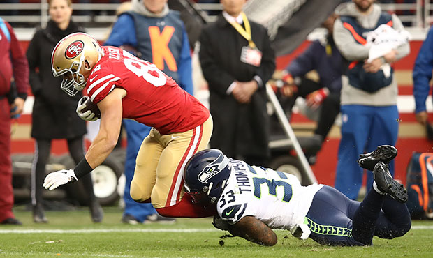 George Kittle inactive for Seahawks-49ers...