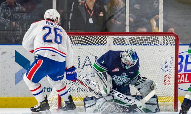 Roddy Ross played well but the Seattle Thunderbirds came up short against Spokane. (Brian Liesse/Th...