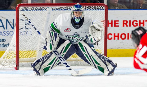Seattle goalie Roddy Ross made 46 saves Saturday but the Thunderbirds could not find enough offense...