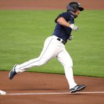 SEATTLE, WASHINGTON - SEPTEMBER 07: Kyle Seager #15 of the Seattle Mariners laps the bases after hitting a two-run home run in the first inning against the Texas Rangers at T-Mobile Park on September 07, 2020 in Seattle, Washington. (Photo by Abbie Parr/Getty Images)