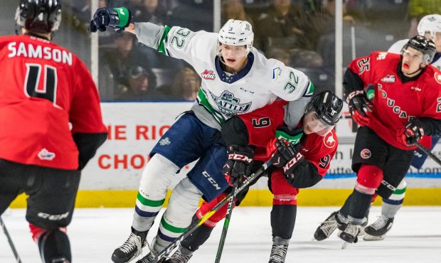 Thunderbirds center Matthew Rempe became one of two Seattle players picked in Wednesday's 2020 NHL ...