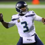 PHILADELPHIA, PENNSYLVANIA - NOVEMBER 30: Russell Wilson #3 of the Seattle Seahawks throws against the Philadelphia Eagles during the second quarter at Lincoln Financial Field on November 30, 2020 in Philadelphia, Pennsylvania. (Photo by Mitchell Leff/Getty Images)