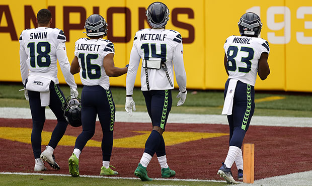 D.K. Metcalf & Tyler Lockett Seattle Duo WHT