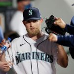 SEATTLE, WASHINGTON - MAY 03:  Pitcher Will Vest #53 of the Seattle Mariners reacts after a strikeout against the Baltimore Orioles during the fourth inning at T-Mobile Park on May 03, 2021 in Seattle, Washington. (Photo by Steph Chambers/Getty Images)