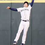 SEATTLE, WASHINGTON - MAY 04: Dylan Moore #25 of the Seattle Mariners catches a fly ball during the third inning against the Baltimore Orioles at T-Mobile Park on May 04, 2021 in Seattle, Washington. (Photo by Steph Chambers/Getty Images)