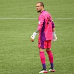 PORTLAND, OREGON - MAY 09: Stefan Frei #24 of Seattle Sounders reacts in the second half against the Portland Timbers at Providence Park on May 09, 2021 in Portland, Oregon. (Photo by Abbie Parr/Getty Images)