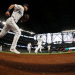 SEATTLE, WASHINGTON - MAY 17: Sam Haggerty #0 of the Seattle Mariners makes his way out of the dugout before the game against the Detroit Tigers at T-Mobile Park on May 17, 2021 in Seattle, Washington. (Photo by Steph Chambers/Getty Images)