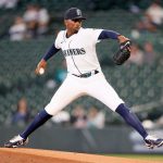 SEATTLE, WASHINGTON - MAY 18: Justin Dunn #35 of the Seattle Mariners pitches during the first inning against the Detroit Tigers at T-Mobile Park on May 18, 2021 in Seattle, Washington. (Photo by Steph Chambers/Getty Images)