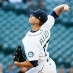 SEATTLE, WASHINGTON - JUNE 15: Chris Flexen #77 of the Seattle Mariners pitches during the first inning against the Minnesota Twins at T-Mobile Park on June 15, 2021 in Seattle, Washington. (Photo by Steph Chambers/Getty Images)