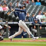 SEATTLE, WASHINGTON - JUNE 17: Kevin Kiermaier #39 of the Tampa Bay Rays swings at a pitch during the game against the Seattle Mariners at T-Mobile Park on June 17, 2021 in Seattle, Washington. (Photo by Alika Jenner/Getty Images)