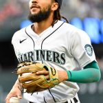 SEATTLE, WASHINGTON - JUNE 17: J.P. Crawford #3 of the Seattle Mariners runs off the field during the game against the Tampa Bay Rays at T-Mobile Park on June 17, 2021 in Seattle, Washington. (Photo by Alika Jenner/Getty Images)