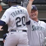 Taylor Trammell hit two home runs in the Mariners' 3-2 win over the White Sox. (AP)