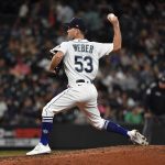 SEATTLE, WASHINGTON - JULY 27: Ryan Weber #53 of the Seattle Mariners throws a pitch during the ninth inning of the game against the Houston Astros at T-Mobile Park on July 27, 2021 in Seattle, Washington. (Photo by Alika Jenner/Getty Images)