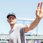 SEATTLE, WASHINGTON - AUGUST 29: James Paxton #44 of the Seattle Mariners waves to fans before the game against the Kansas City Royals at T-Mobile Park on August 29, 2021 in Seattle, Washington. (Photo by Steph Chambers/Getty Images)