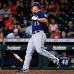 HOUSTON, TEXAS - SEPTEMBER 07: Kyle Seager #15 of the Seattle Mariners scores after hitting a solo home run in the sixth inning against the Houston Astros at Minute Maid Park on September 07, 2021 in Houston, Texas. (Photo by Bob Levey/Getty Images)