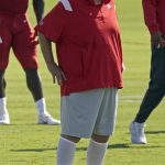 
              Kansas City Chiefs head coach Andy Reid watches practice at NFL football training camp Tuesday, Aug. 17, 2021, in St. Joseph, Mo. (AP Photo/Charlie Riedel)
            