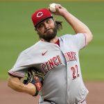 
              Cincinnati Reds starting pitcher Wade Miley delivers during the first inning of a baseball game against the Pittsburgh Pirates in Pittsburgh, Tuesday, Sept. 14, 2021. (AP Photo/Gene J. Puskar)
            