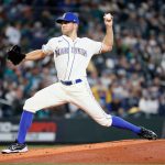 SEATTLE, WASHINGTON - OCTOBER 03: Tyler Anderson #31 of the Seattle Mariners pitches during the first inning against the Los Angeles Angels at T-Mobile Park on October 03, 2021 in Seattle, Washington. (Photo by Steph Chambers/Getty Images)