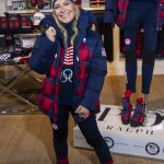 
              Snowboarder Jamie Anderson models the Team USA Beijing winter Olympics closing ceremony uniforms designed by Ralph Lauren on Wednesday, Oct. 27, 2021, in New York. (Photo by Charles Sykes/Invision/AP)
            