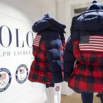 
              The Team USA Beijing winter Olympics closing ceremony uniforms designed by Ralph Lauren are displayed on Wednesday, Oct. 27, 2021, in New York. (Photo by Charles Sykes/Invision/AP)
            