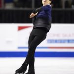 
              Nathan Chen, of the United States, performs his men's free program during the Skate Canada figure skating event Saturday, Oct. 30, 2021, in Vancouver, British Columbia. (Darryl Dyck/The Canadian Press via AP)
            