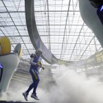 
              Los Angeles Rams quarterback Matthew Stafford enters the field before an NFL football game against the Arizona Cardinals Sunday, Oct. 3, 2021, in Inglewood, Calif. (AP Photo/Ashley Landis)
            