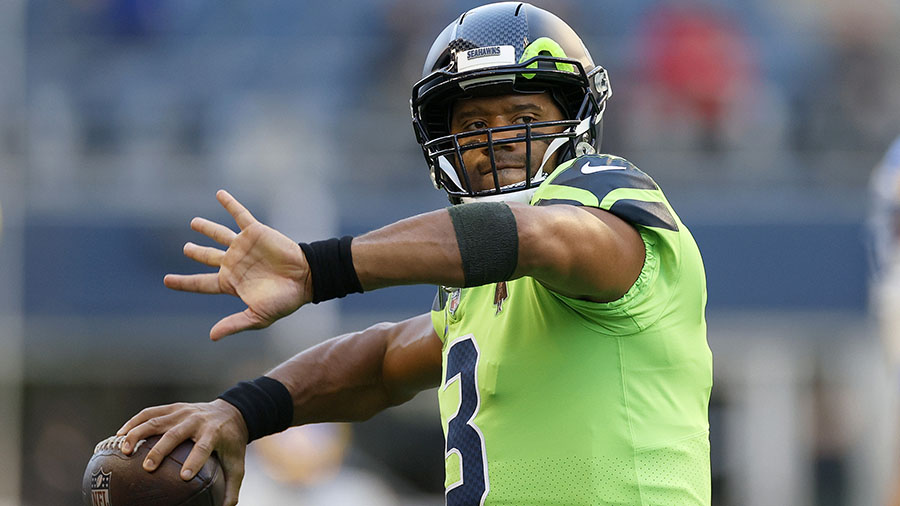 Seahawks QB Russell Wilson...