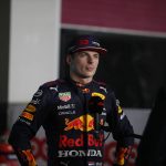 
              Red Bull driver Max Verstappen of the Netherlands talks to media after qualifying session qualifying session in Lusail, Qatar, Saturday, Nov. 20, 2021 ahead of the Qatar Formula One Grand Prix. (Hamad I Mohammed, Pool via AP)
            