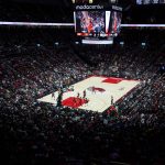 
              The Portland Trail Blazers and the Toronto Raptors play during the first half of an NBA basketball game in Portland, Ore., Monday, Nov. 15, 2021. (AP Photo/Craig Mitchelldyer)
            